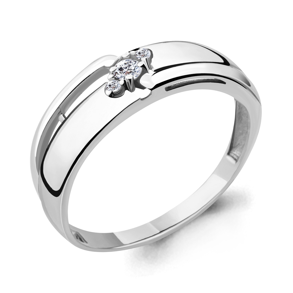 

Кольцо из серебра р. 17 AQUAMARINE 68273А_925_р, 68273А_925_р