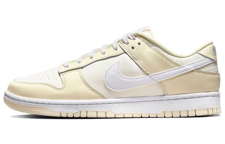 

Кеды унисекс Nike Dunk Low retro coconut milk бежевые 40 EU, Бежевый, Dunk Low retro coconut milk