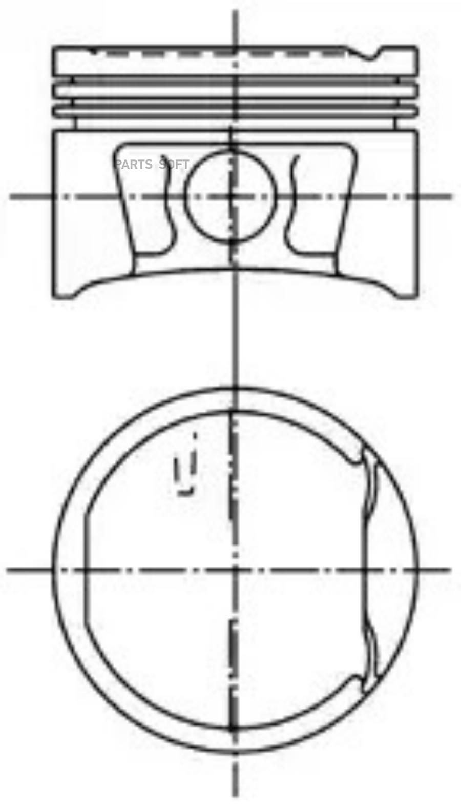 

Поршень KOLBENSCHMIDT d79.5x1.5x1.5x2.5 STD Clio; Laguna; Megane; Scenic 1.6 16V K4M 98-