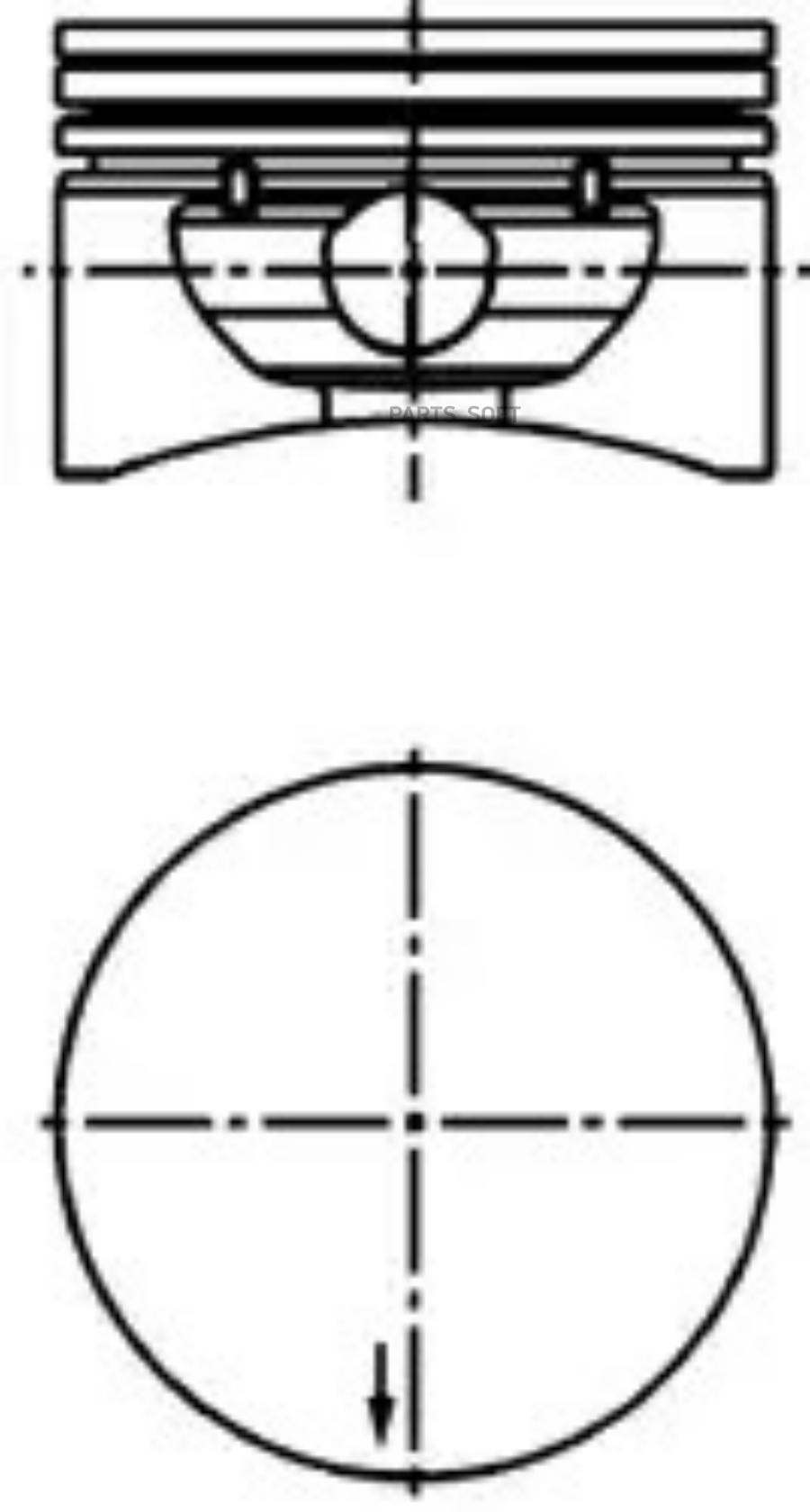 

Поршень KOLBENSCHMIDT d79x1.2x1.5x2.5 +0.5 Opel Astra; Meriva; Zafira; Vectra 1.6 16V 98-