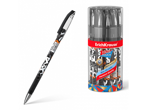 

Ручка шариковая ErichKrause ColorTouch Walkers, цвет чернил синий