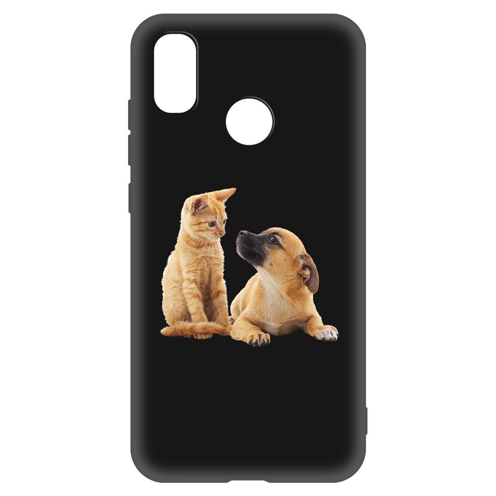 

Чехол-накладка Krutoff Soft Case Лучшие друзья для Xiaomi Mi 8 черный