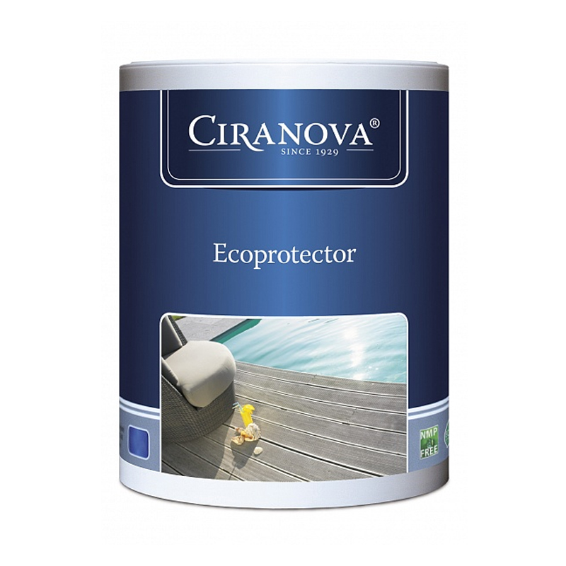 фото Защитный состав ciranova ecoprotector на водной основе тик 2,5 л