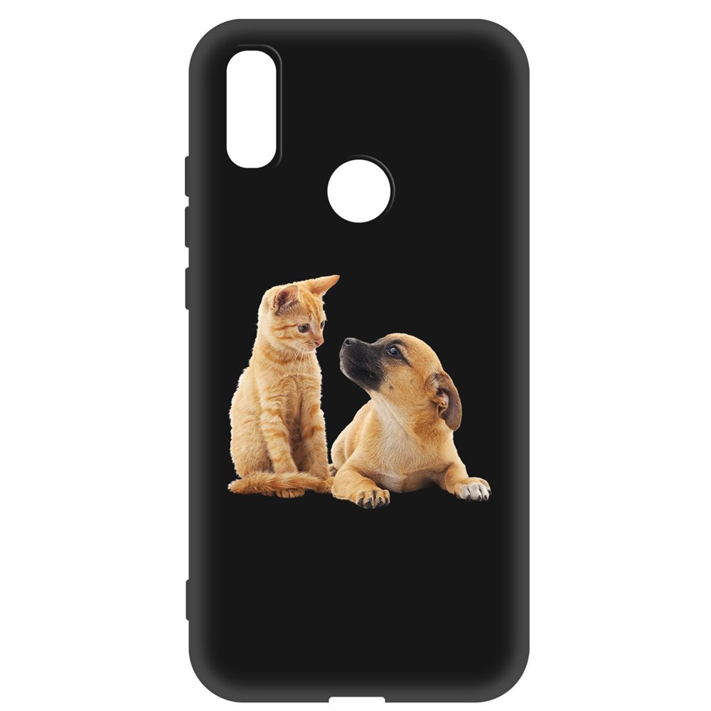 

Чехол-накладка Krutoff Soft Case Лучшие друзья для Xiaomi Redmi 7 черный