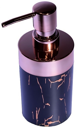 фото Дозатор для мыла мармо kl9006-h черный ecodecor