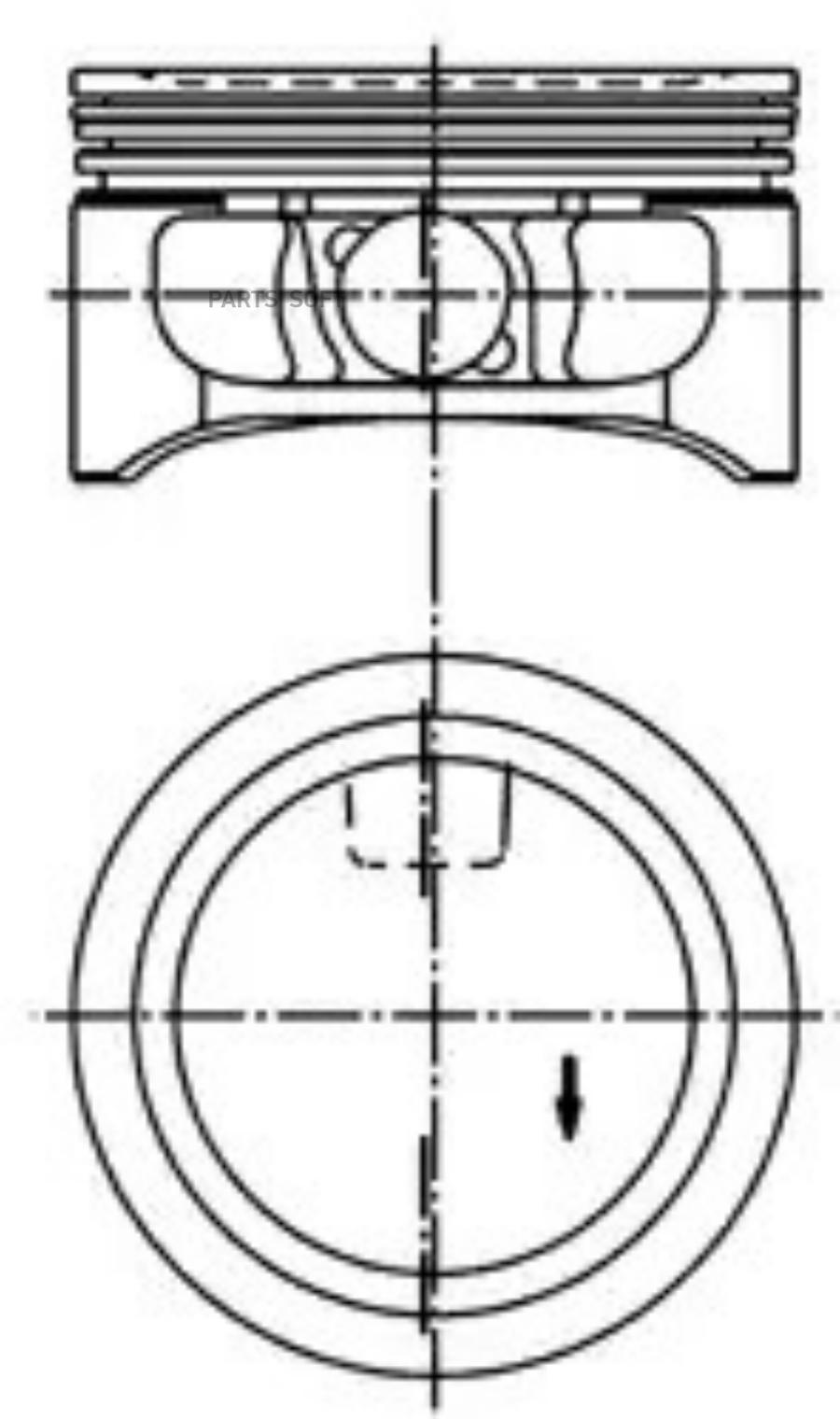 

Поршень KOLBENSCHMIDT d86x1.2x1.5x2.5 STD Opel Astra; Vectra; Zafira 2.2i Z22SE 00-