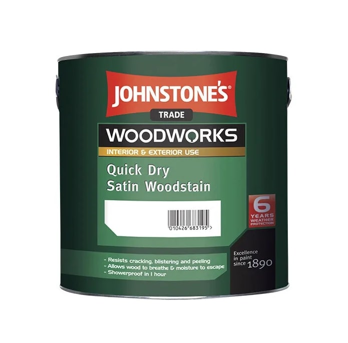 

Защитный состав Johnstone's Quick Dry Satin Woodstain Тик 2,5 л