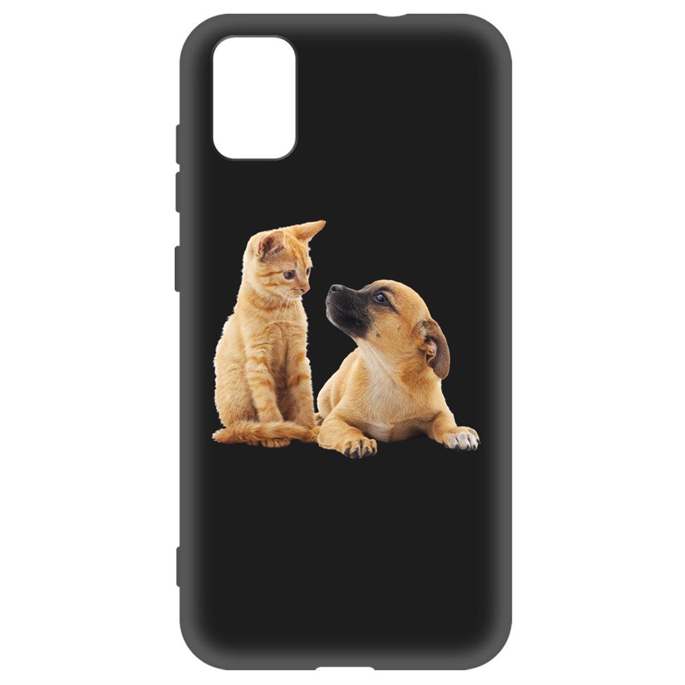 

Чехол-накладка Krutoff Soft Case Лучшие друзья для ZTE Blade A31 черный