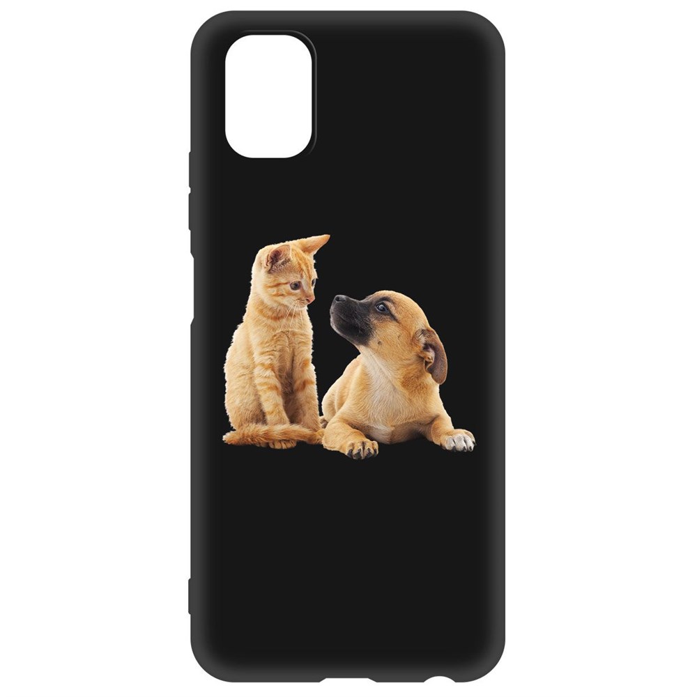фото Чехол-накладка krutoff soft case лучшие друзья для zte blade v2020 smart черный
