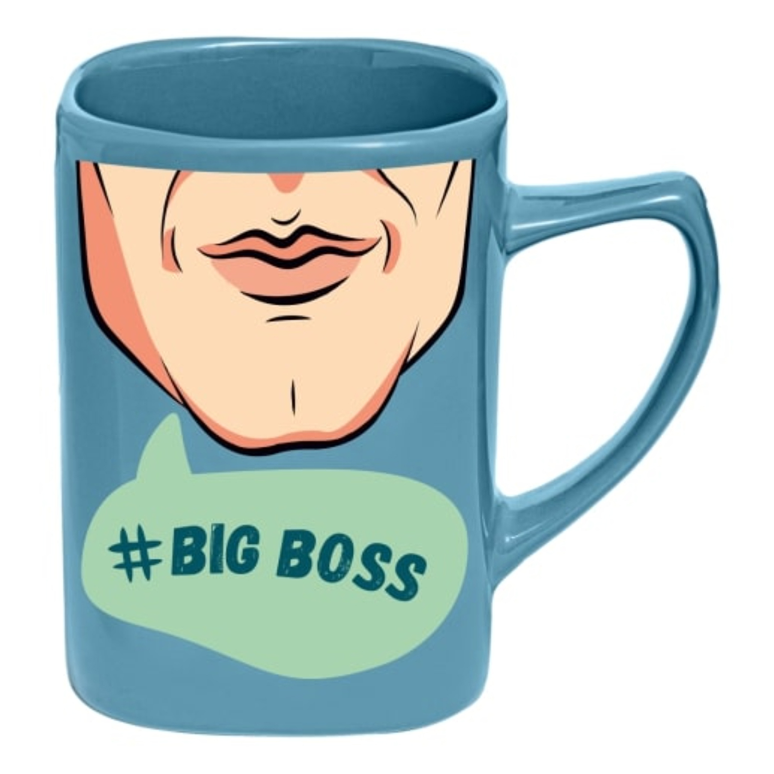 

Кружка Би-хэппи Селфи Big boss 400 мл синяя
