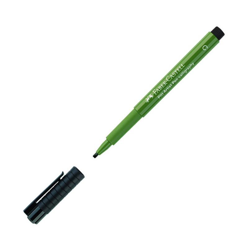 

Ручка капиллярная Faber-Castell Pitt Artist Pen Calligraphy, 2.5 мм, 174 хром зеленый, 2.5мм, 174 хром зеленый непрозрачный