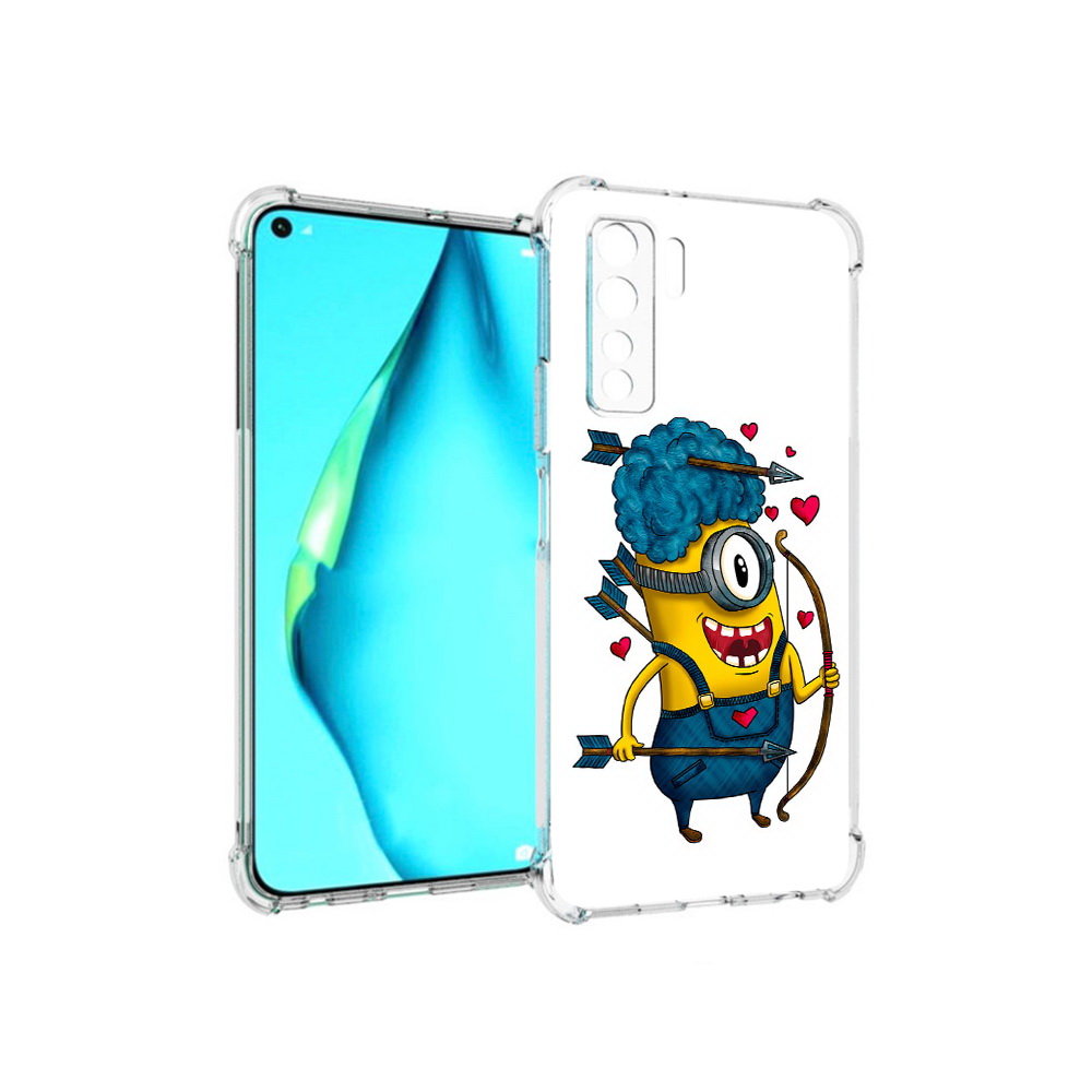 

Чехол MyPads Tocco для Huawei Nova 7 SE Миньон купидон, Прозрачный, Tocco