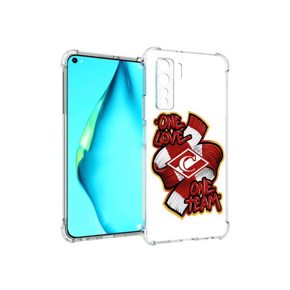 

Чехол MyPads Tocco для Huawei Nova 7 SE Одна любовь-Спартак, Прозрачный, Tocco