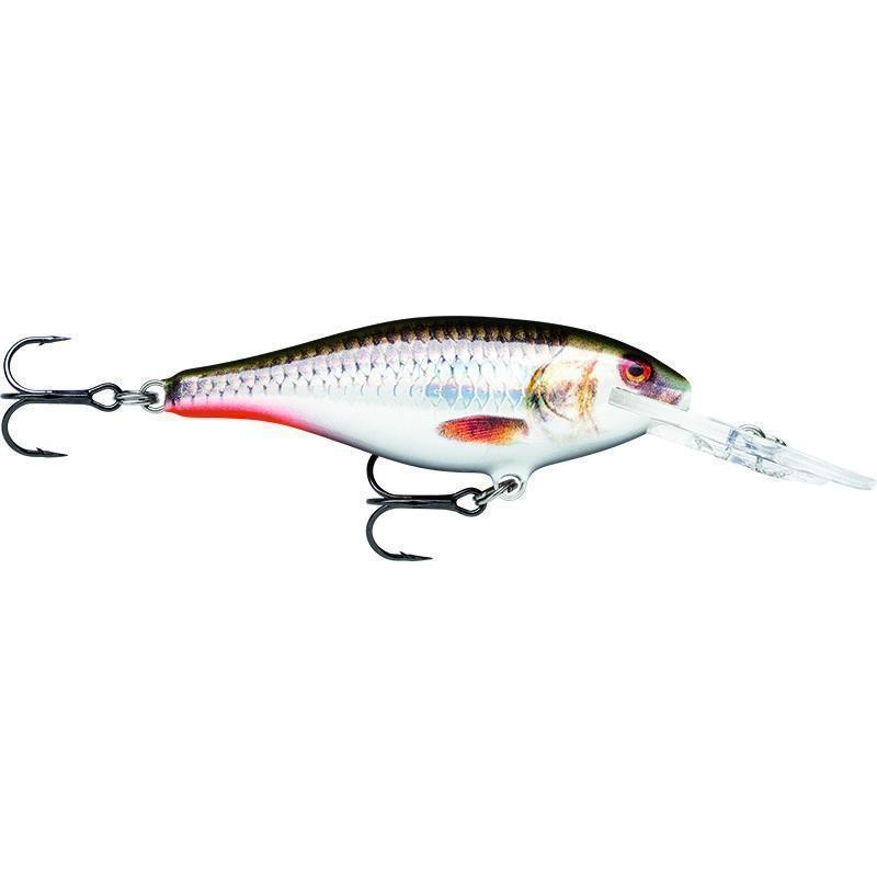 

Воблер Rapala Shad Rap 8 г; 70 мм; ROHL; 1 шт., Серебристый;черный, SR07-ROHL