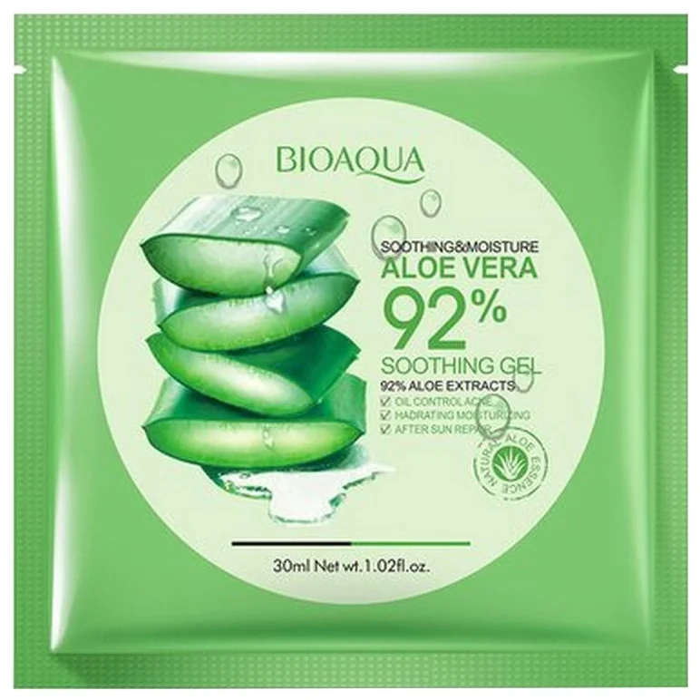 

Маска тканевая для лица BioAqua с экстрактом алоэ вера 28 г