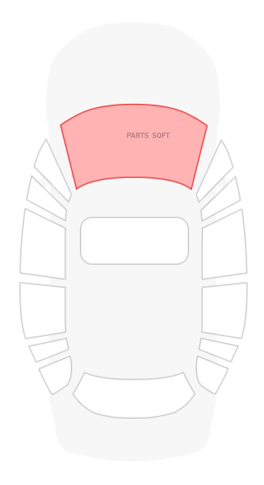 

Стекло ветровое HYUNDAI Solaris KIA Rio (10-17) KMK GLASS