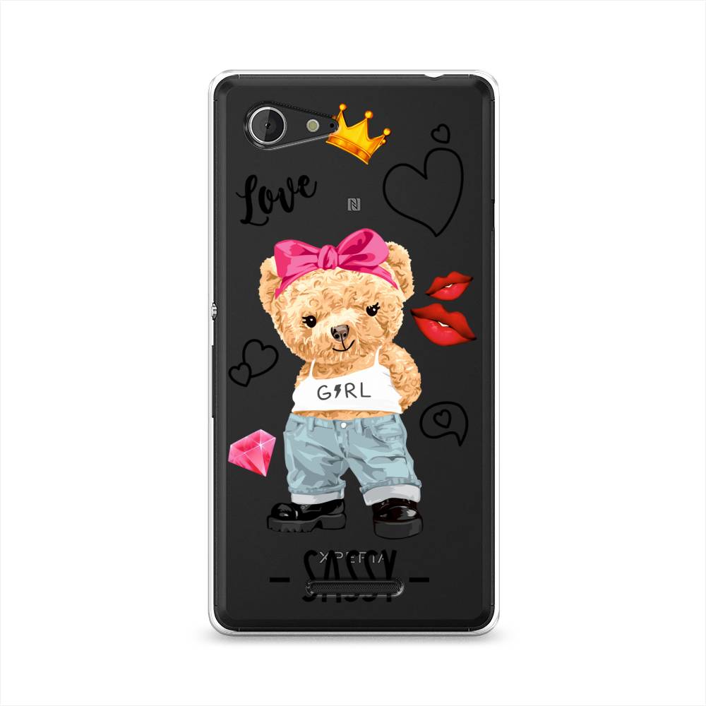 

Чехол на Sony Xperia E3 "Sugar Mommy", Голубой;белый;розовый, 52750-6