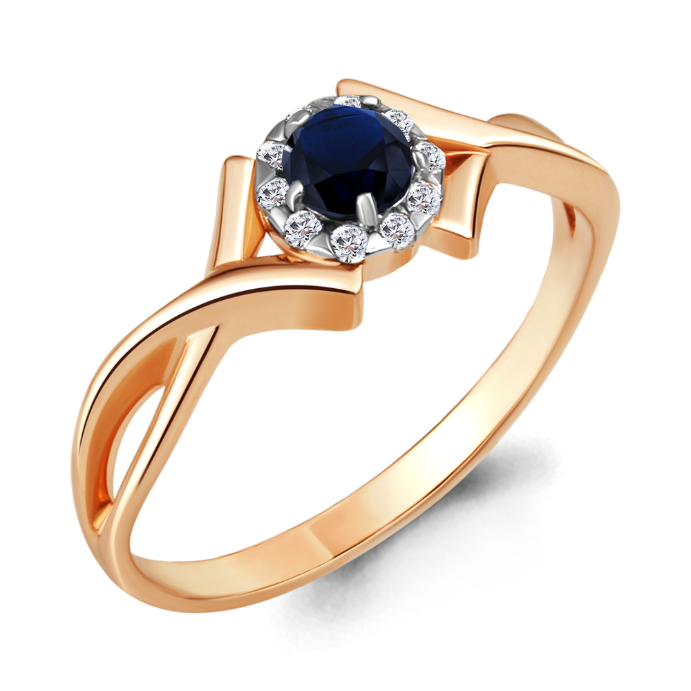 

Кольцо из серебра р. , AQUAMARINE 68211Б_925_з, 68211Б_925_з