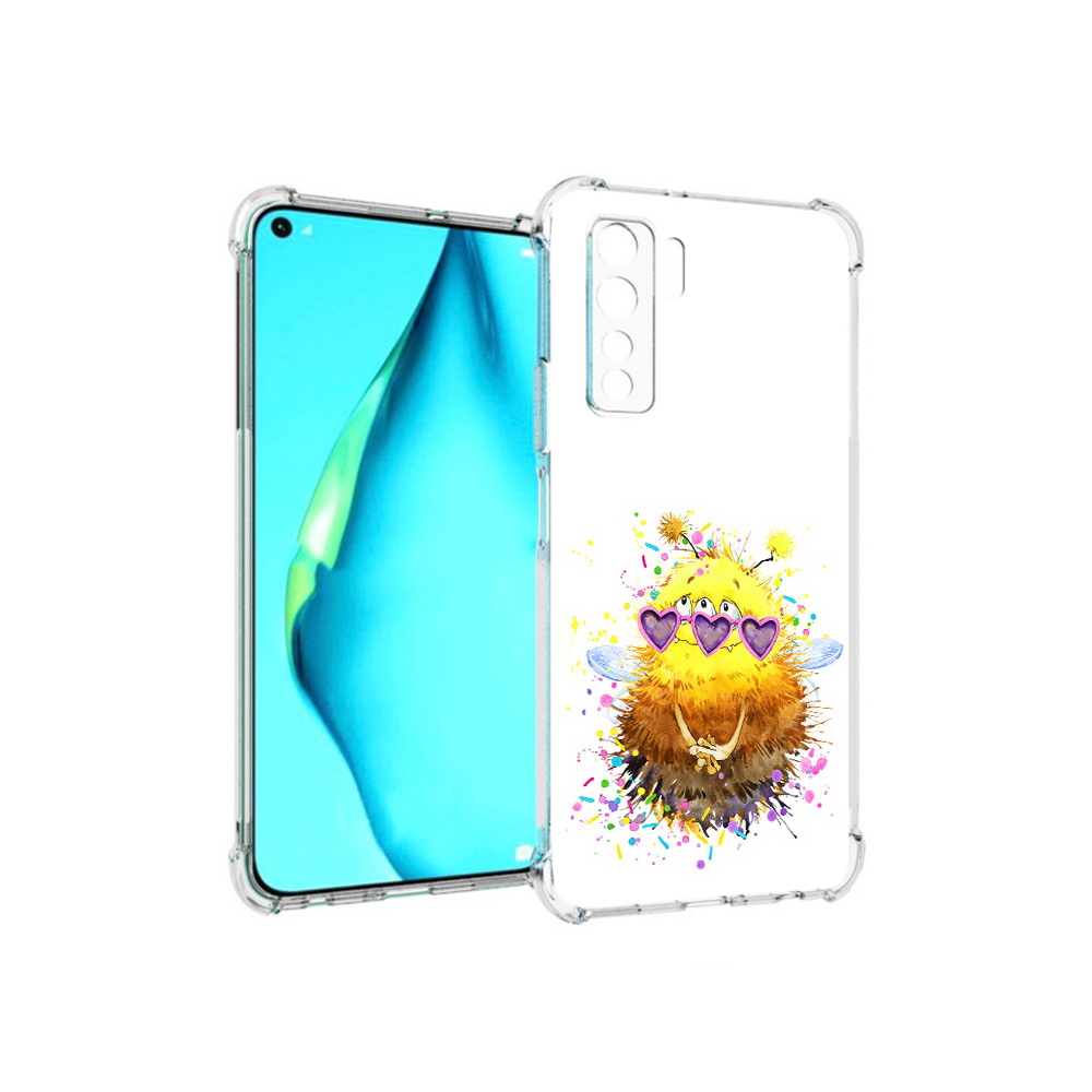 

Чехол MyPads Tocco для Huawei Nova 7 SE Пушитый шмель, Прозрачный, Tocco