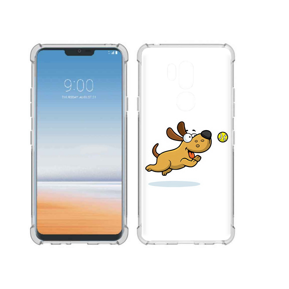 

Чехол MyPads Tocco для LG G7 ThinQ пёсик, Прозрачный, Tocco