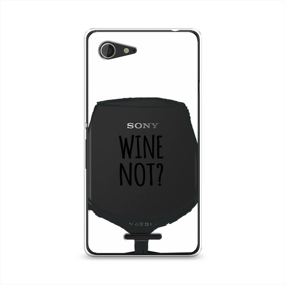 

Чехол на Sony Xperia E3 "Wine not white", Белый, 52750-6