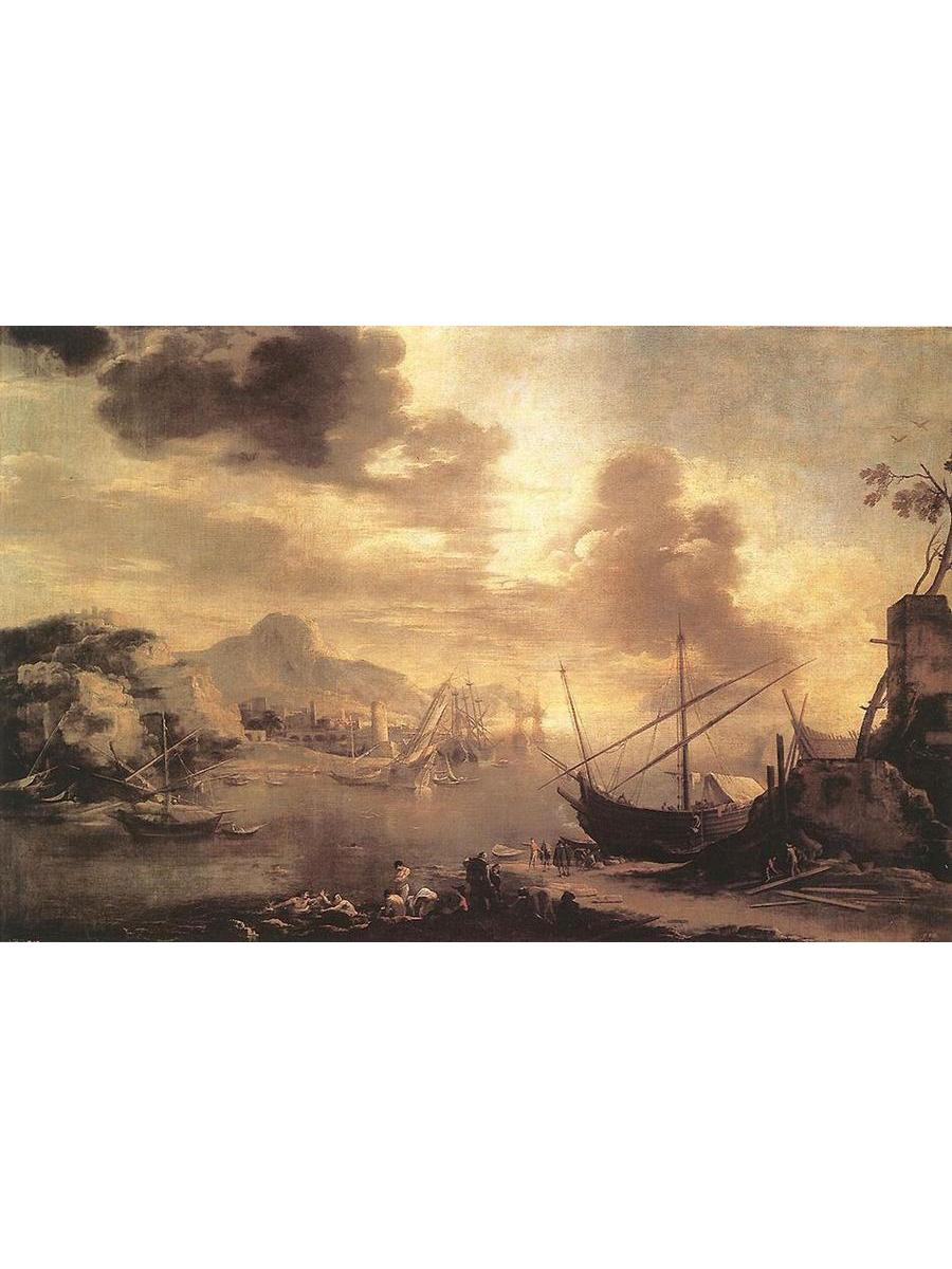 

Постер DRABS A3 Сальваторе Роза View of the Gulf of Salerno