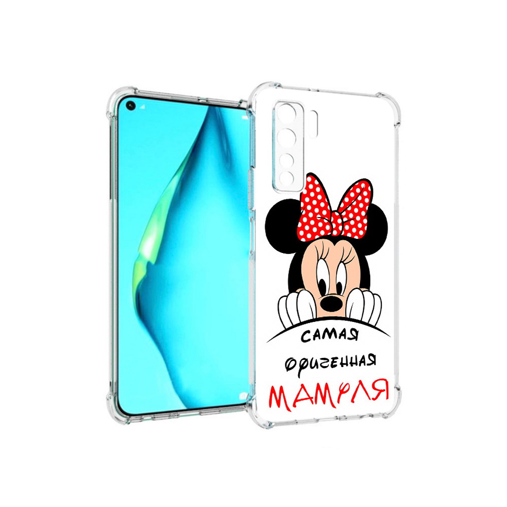 

Чехол MyPads Tocco для Huawei Nova 7 SE Самая лучшая мамуля Мини Маус, Прозрачный, Tocco