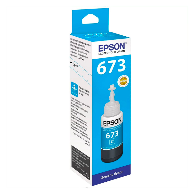 

Чернила для струйного принтера Epson (C13T673298) голубой, оригинальный