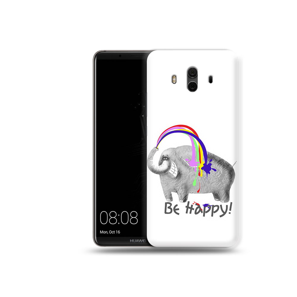 

Чехол MyPads Tocco для Huawei Mate 10 счастливый слон (PT88364.53.632), Прозрачный, Tocco