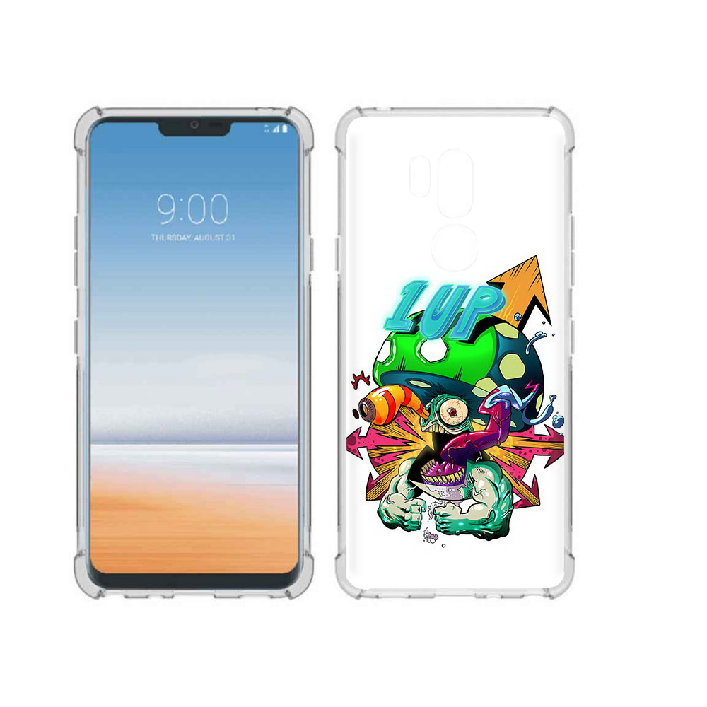 

Чехол MyPads Tocco для LG G7 ThinQ сильный гриб абстракция, Прозрачный, Tocco