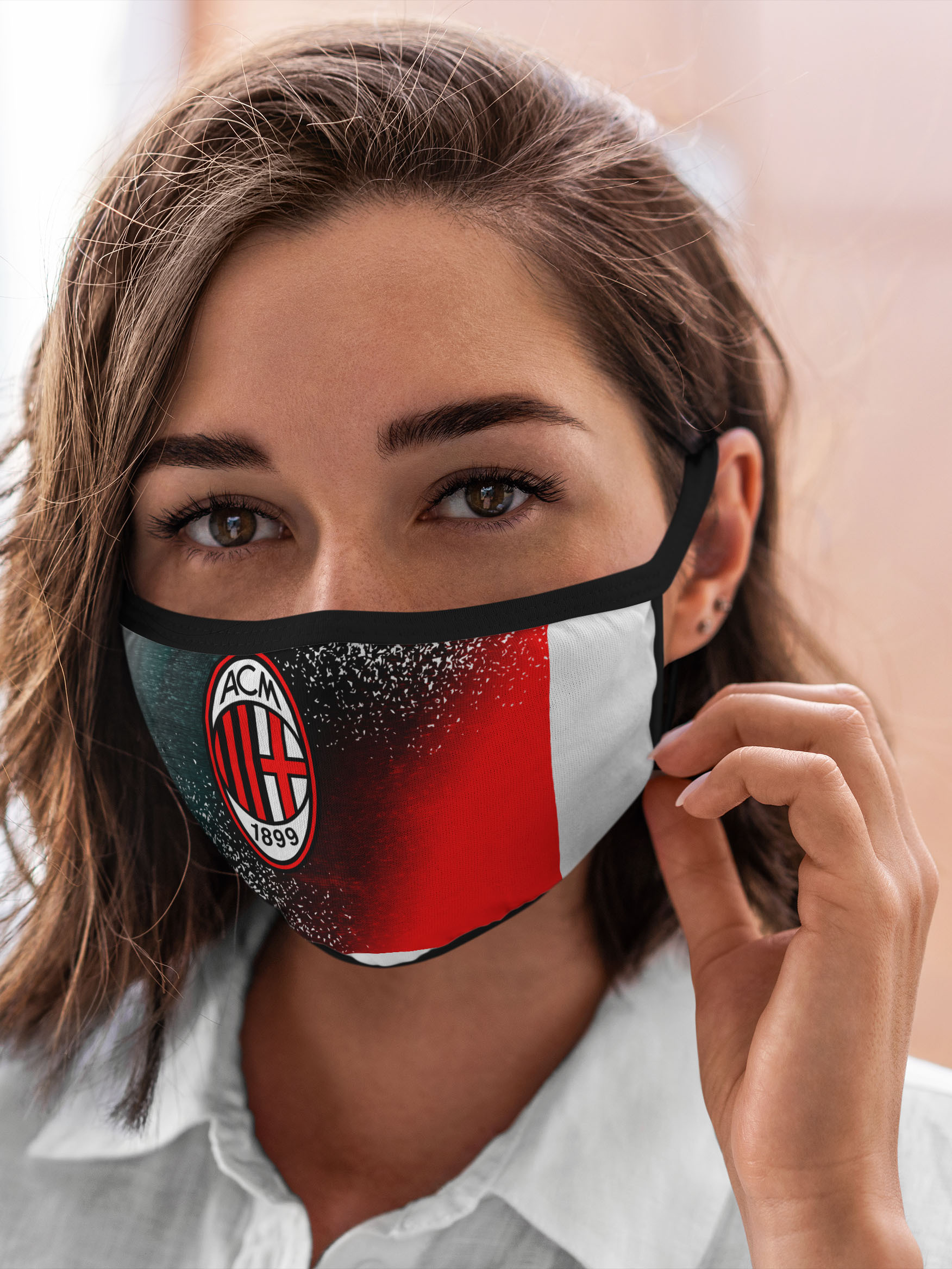 

Многоразовая маска унисекс Burnettie Milan Ac Милан, Разноцветный, Milan Ac Милан