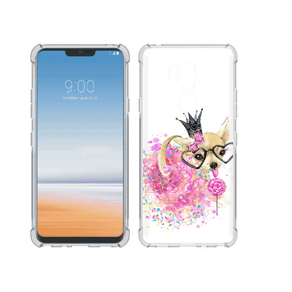 

Чехол MyPads Tocco для LG G7 ThinQ сладкая принцесса, Прозрачный, Tocco