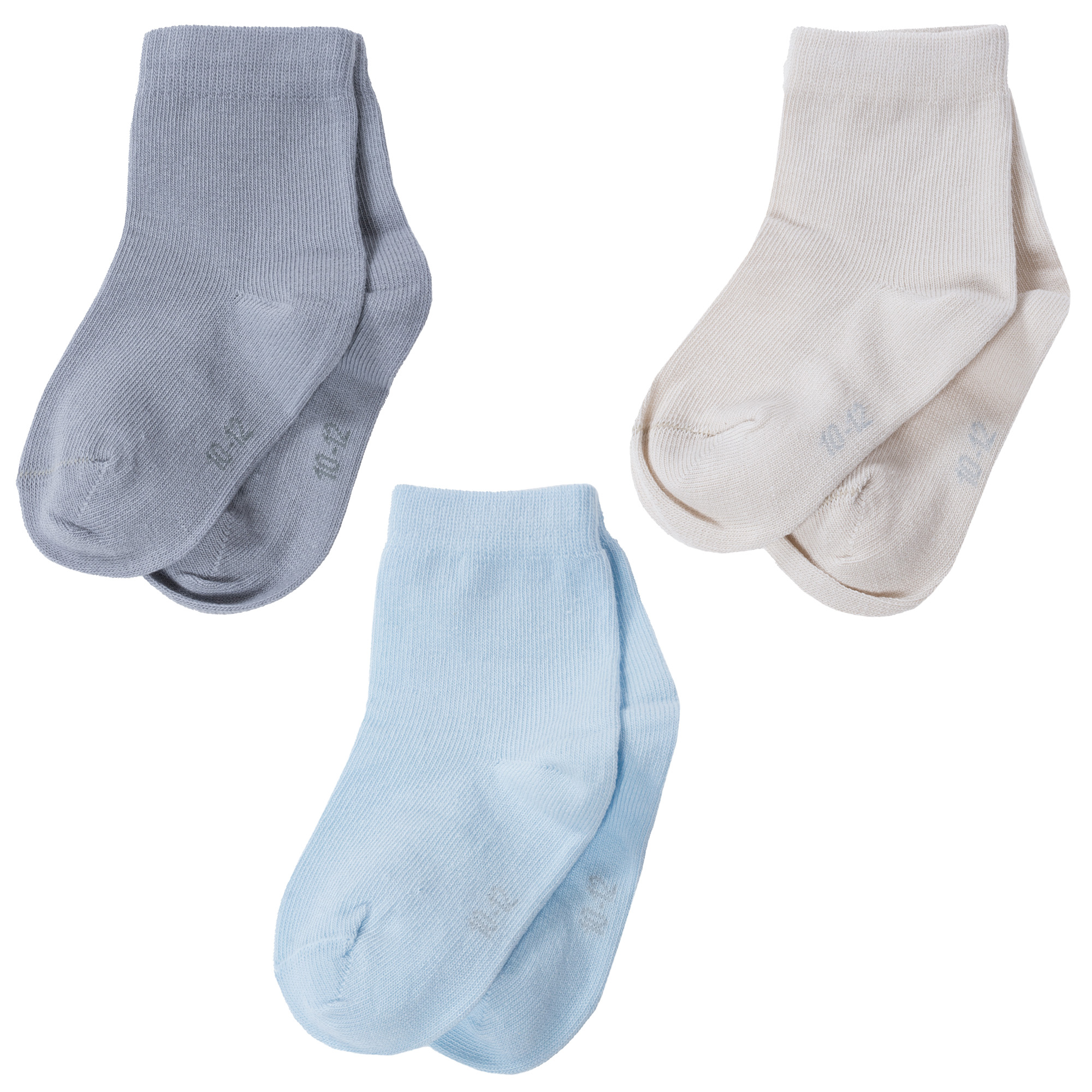 Носки детские Rusocks Д3-130175М, серый; бежевый; голубой, 10-12