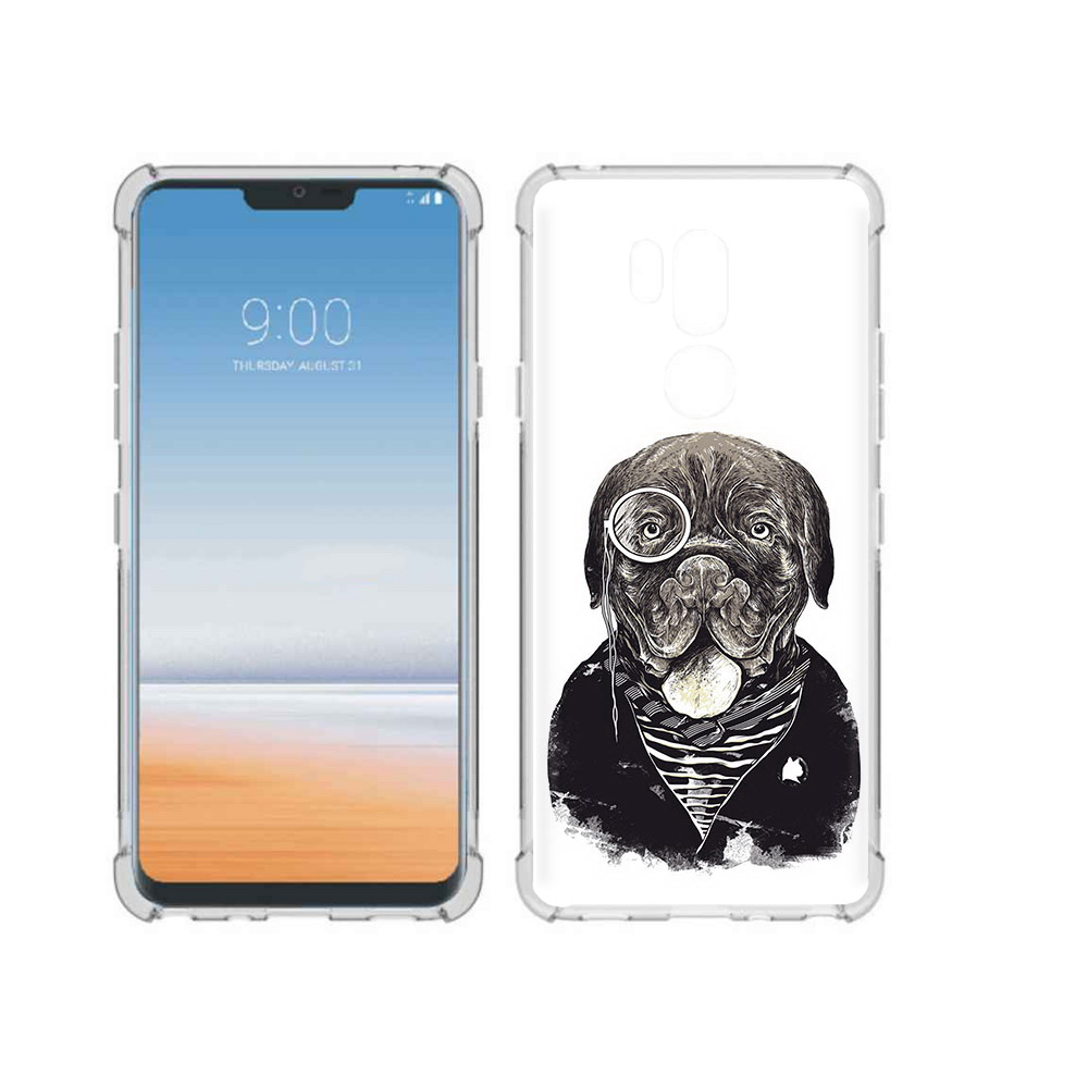 

Чехол MyPads Tocco для LG G7 ThinQ солидный песик, Прозрачный, Tocco
