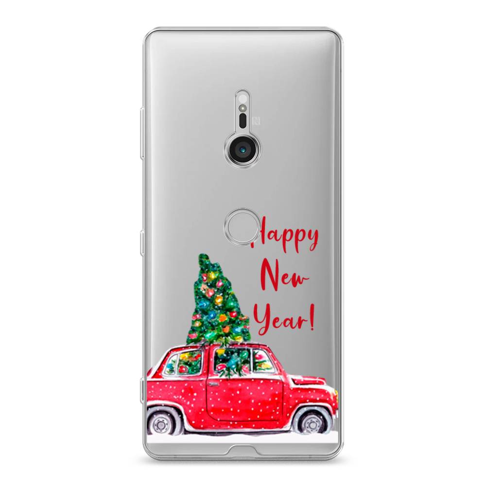 

Чехол на Sony Xperia XZ3 "Happy New Year", Красный;зеленый, 53650-5