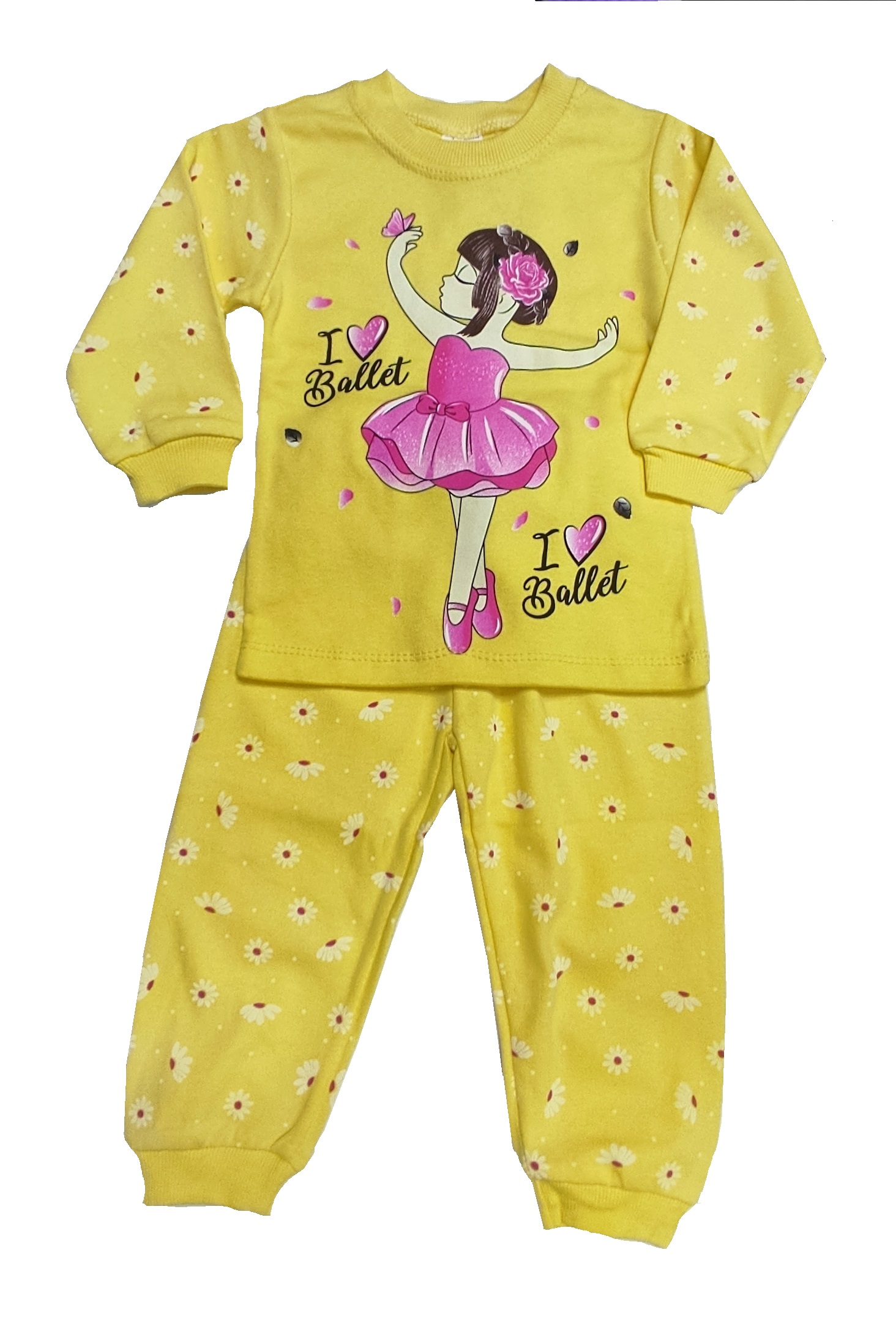 Пижама детская Supermini 5515, желтый, размер 92
