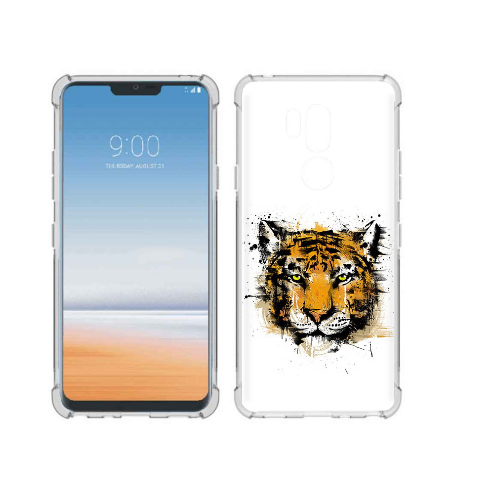 

Чехол MyPads Tocco для LG G7 ThinQ тигруля, Прозрачный, Tocco