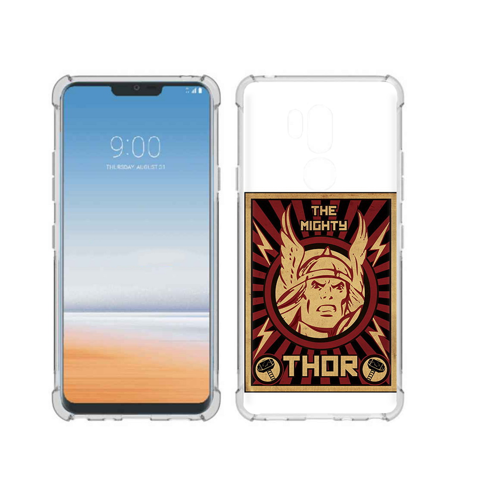 

Чехол MyPads Tocco для LG G7 ThinQ тор лицо, Прозрачный, Tocco