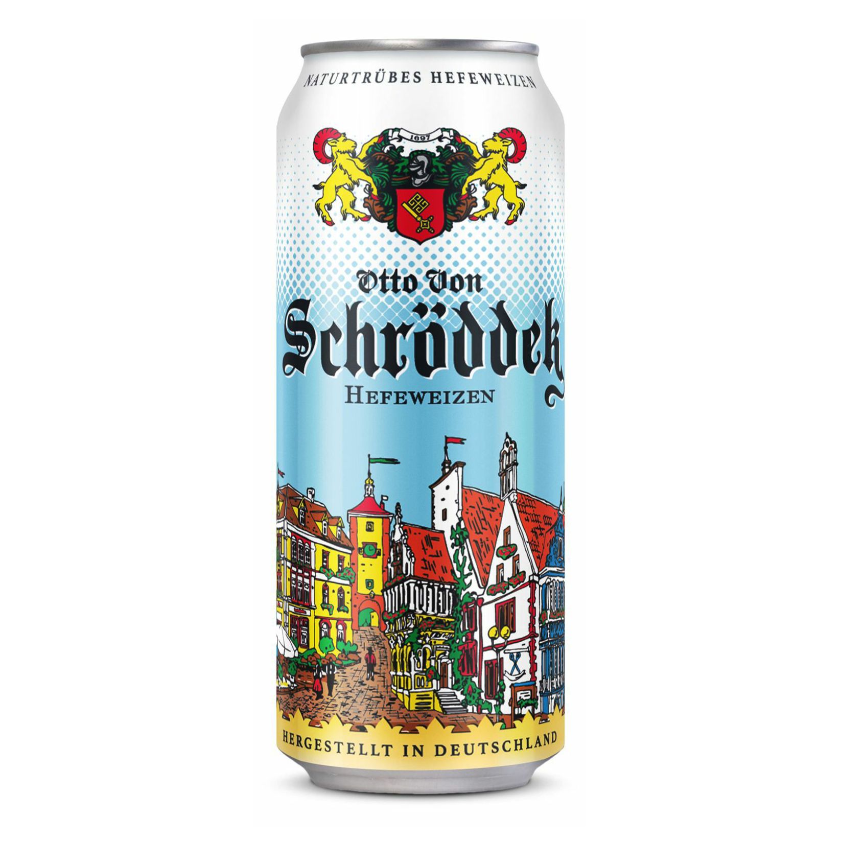

Безалкогольное пиво Otto Von Schrodder Hefeweizen светлое нефильтрованное 0,5 мл