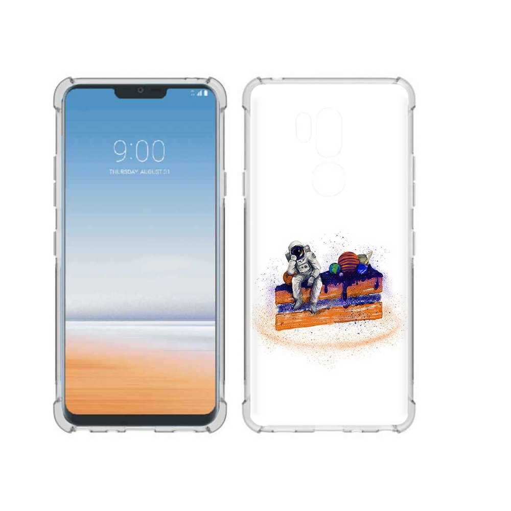 

Чехол MyPads Tocco для LG G7 ThinQ торт с планетами, Прозрачный, Tocco