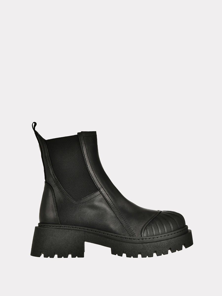 

Ботинки женские Versiya shop 3417M черные 40 RU, Черный, 3417M