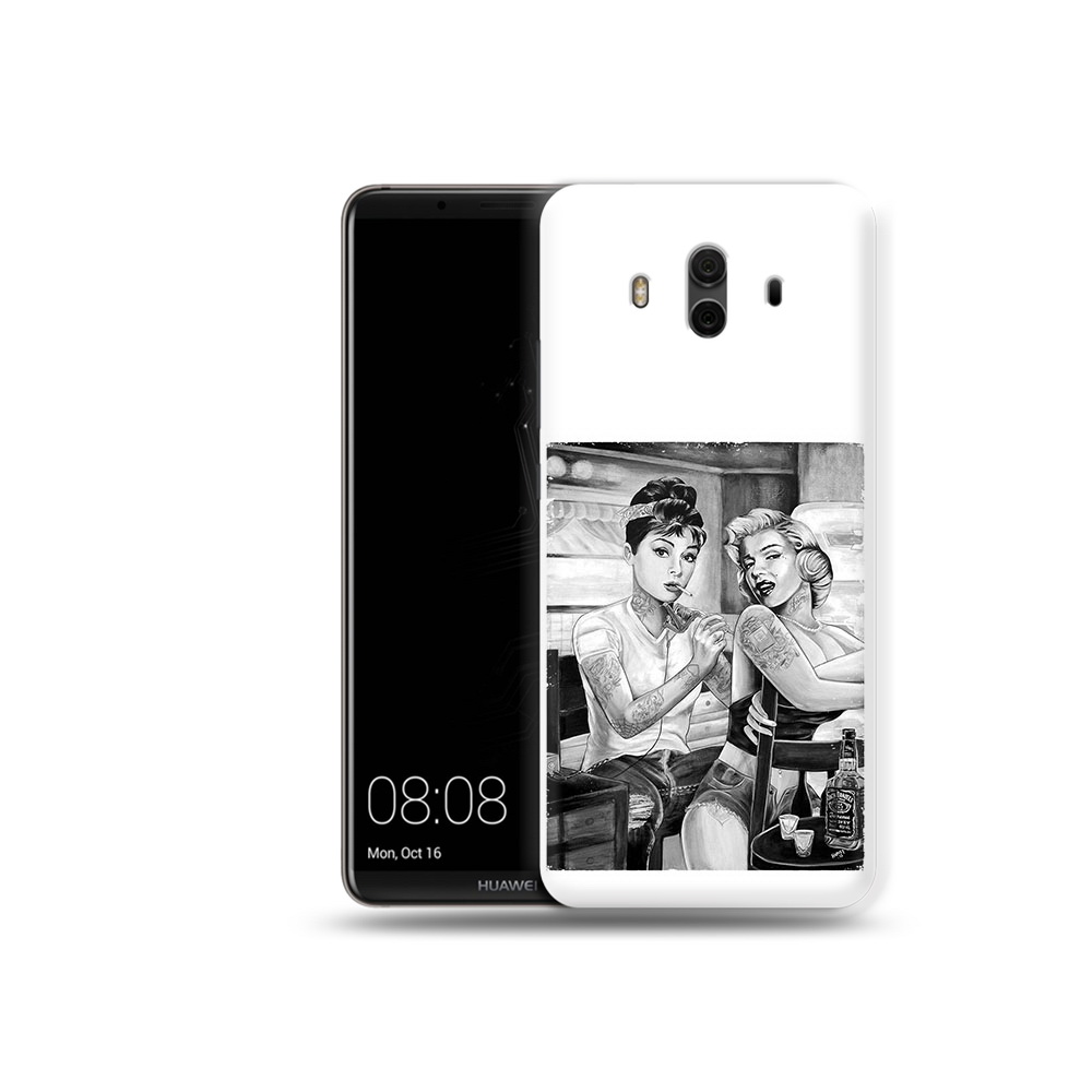 

Чехол MyPads Tocco для Huawei Mate 10 тату мастер (PT88364.53.637), Прозрачный, Tocco