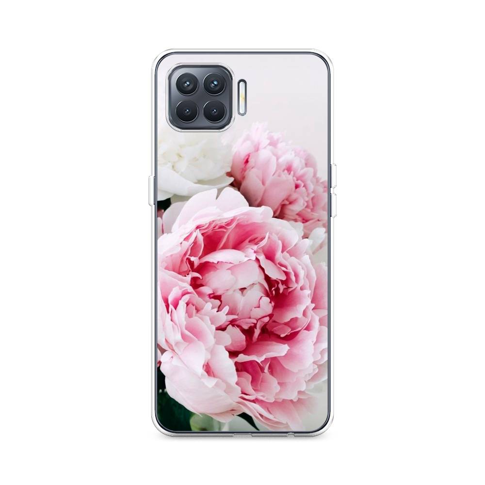 

Чехол для Oppo Reno 4 Lite/A93 "Розовые и белые пионы", Розовый;белый, 254550-2