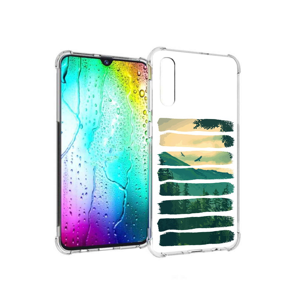 

Чехол MyPads Tocco для Samsung Galaxy A30s Лесная чаща (PT226907.519.107), Прозрачный, Tocco