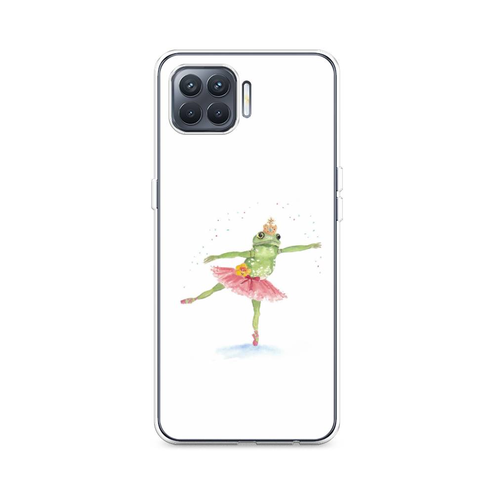 

Чехол для Oppo Reno 4 Lite/A93 "Лягушка-балерина", Зеленый, 254550-4