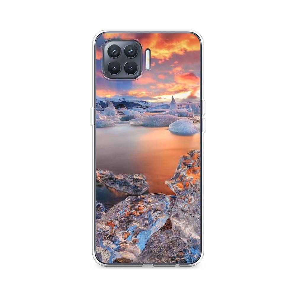 

Чехол для Oppo Reno 4 Lite/A93 "Ледники", Синий;оранжевый, 254550-2