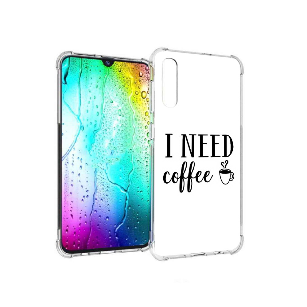 

Чехол MyPads Tocco для Samsung Galaxy A30s Мне нужен кофе (PT226907.519.121), Прозрачный, Tocco