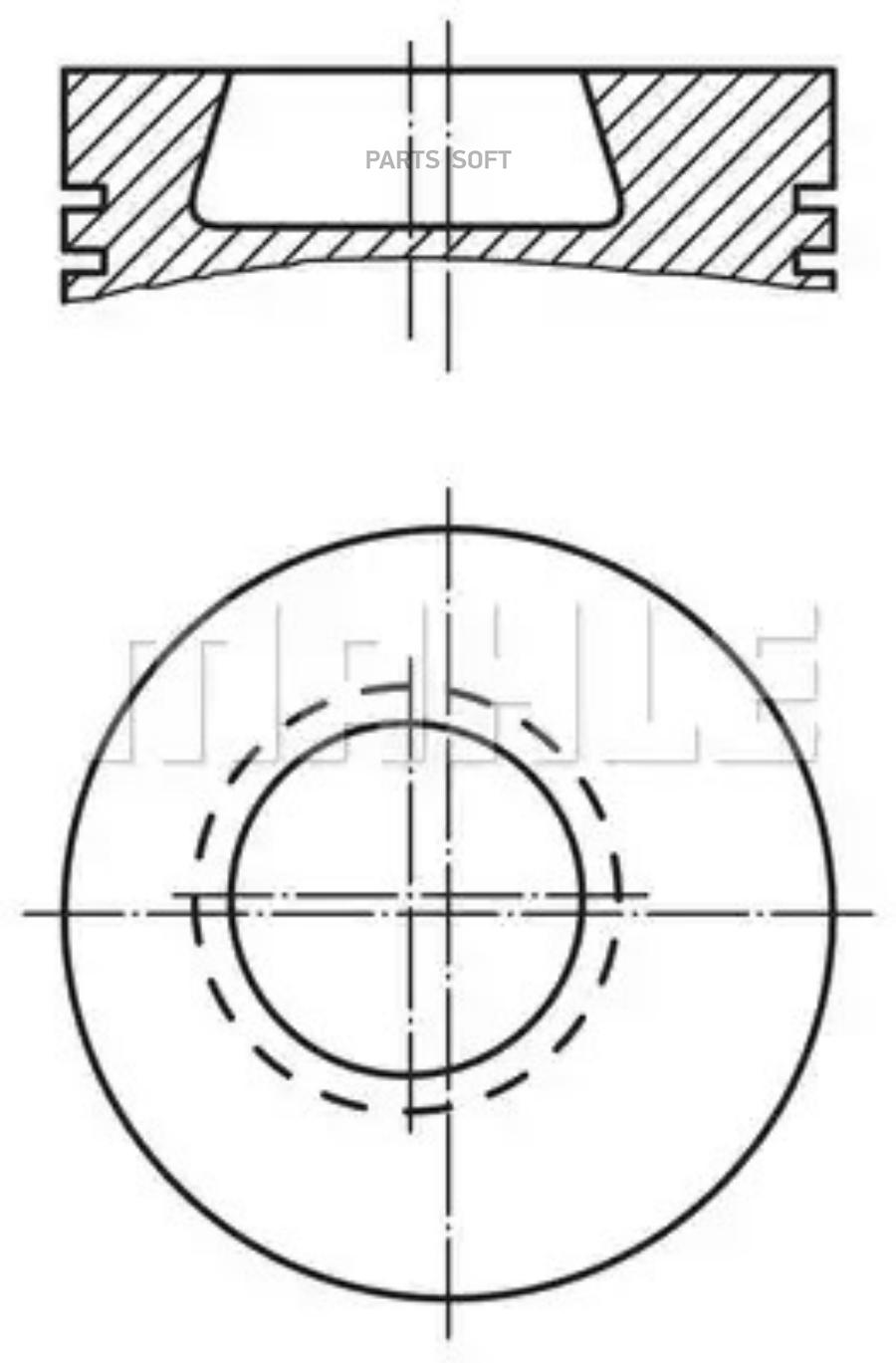 

Поршень Mahle/Knecht 0028030
