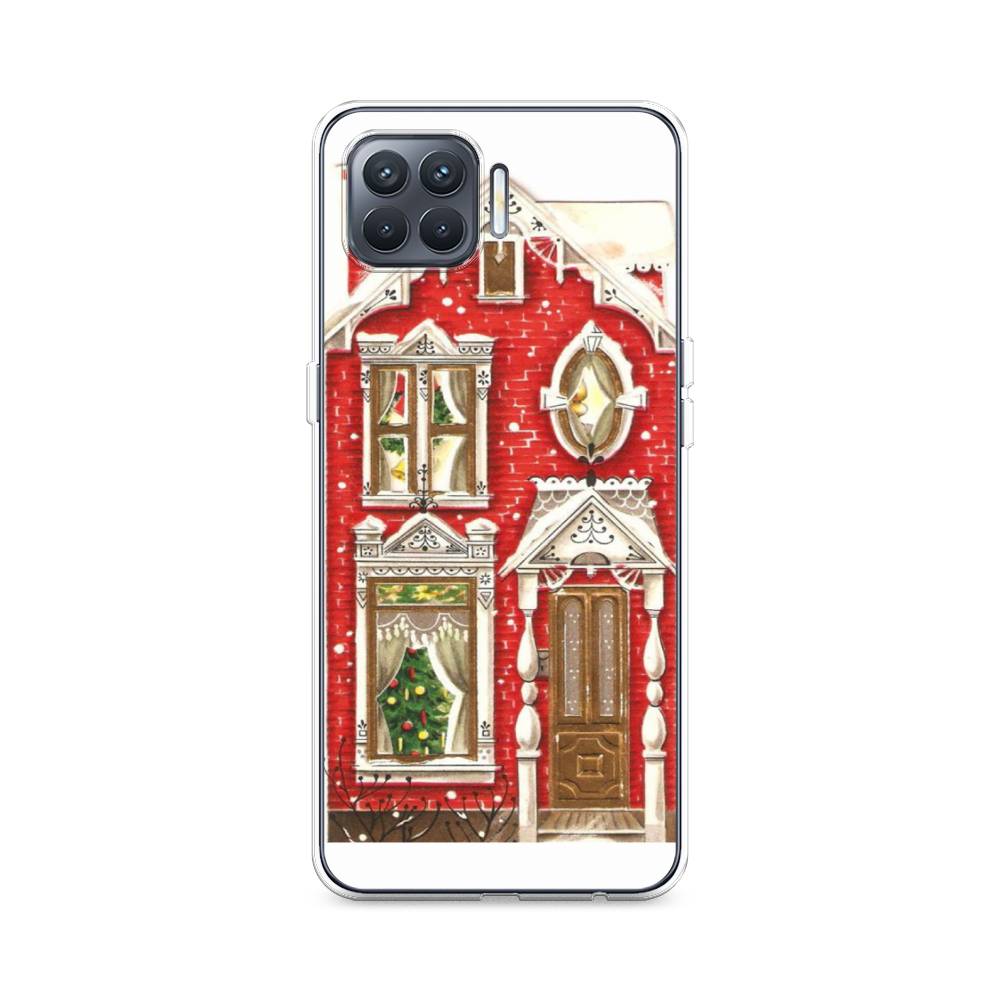 

Чехол для Oppo Reno 4 Lite/A93 "Пряничный домик", Белый;красный;зеленый, 254550-5