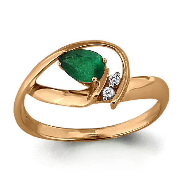 

Кольцо из красного золота с бриллиантом Aquamarine Aquamarine 962822Ак_585_кз р. 17,5, 962822Ак_585_кз